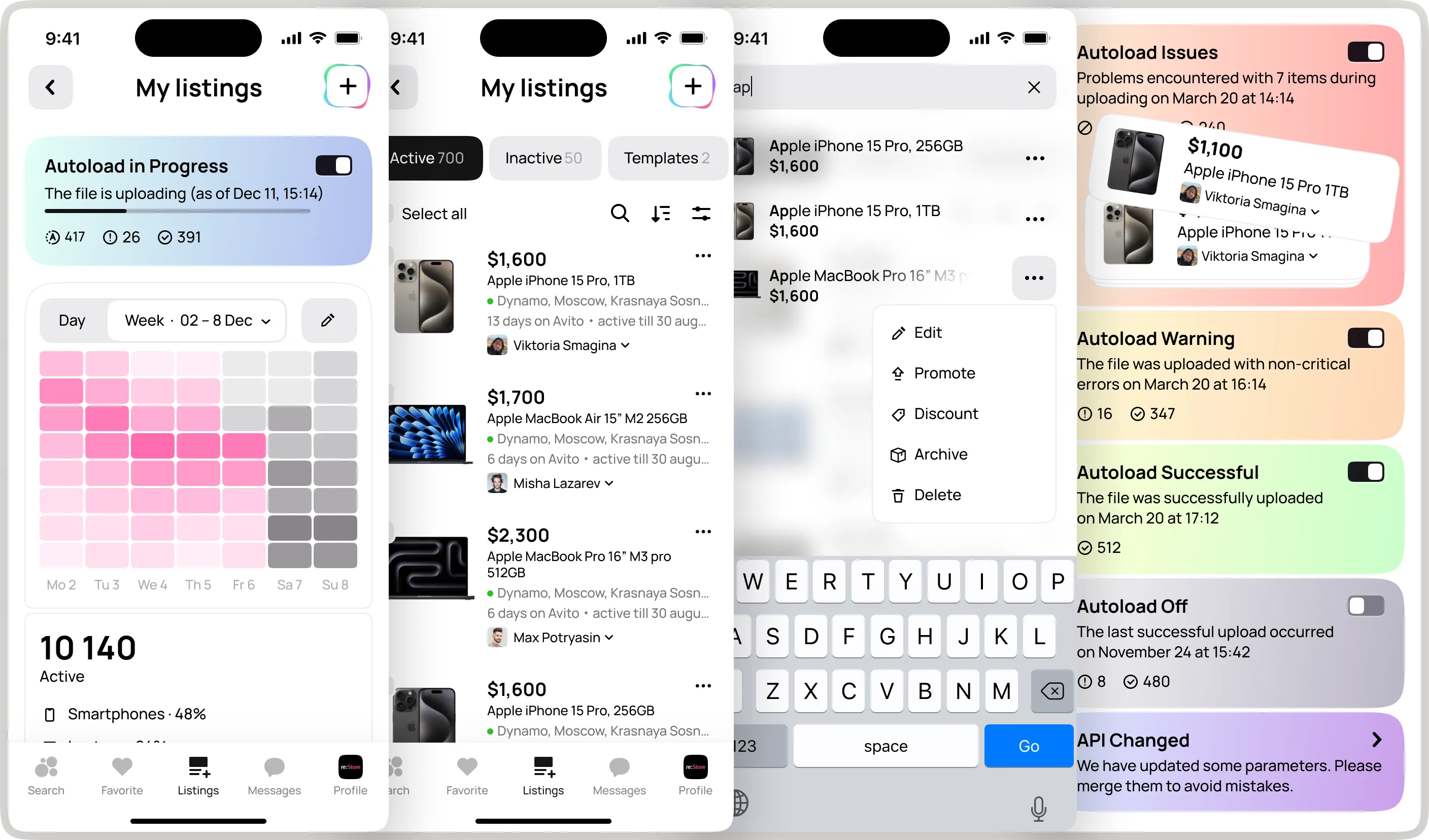 Mobile dashboard